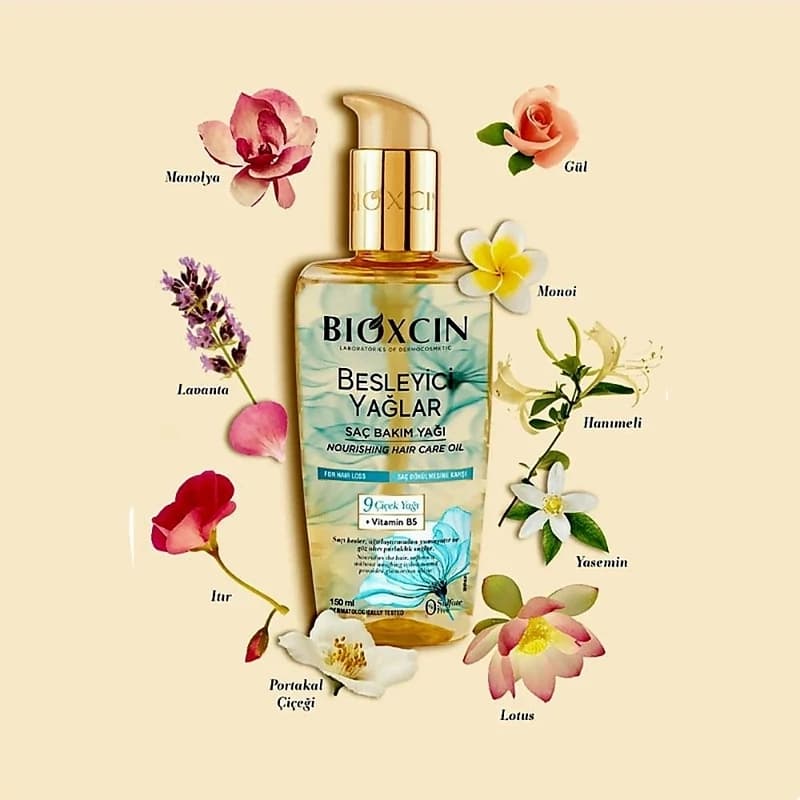 روغن مو طلایی ضد ریزش بدون سولفات بیوکسین حاوی 9 گیاه مغذی 150 میل — تصویر ۲