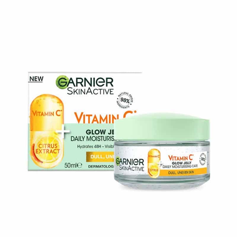 ژل آبرسان ویتامین سی گارنیر Garnier Skin Active Vitamin C Jelly Moisturiser 50Ml