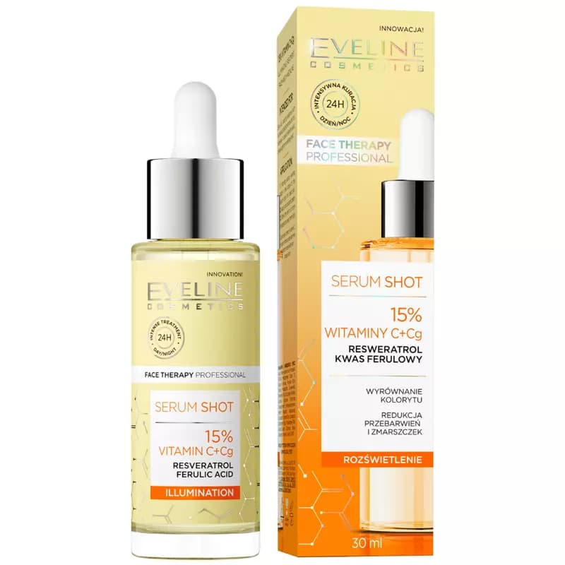 سرم ویتامین سی اولاین درخشان کننده پوست مدل Serum Shot 15% Vitamin C+Cg