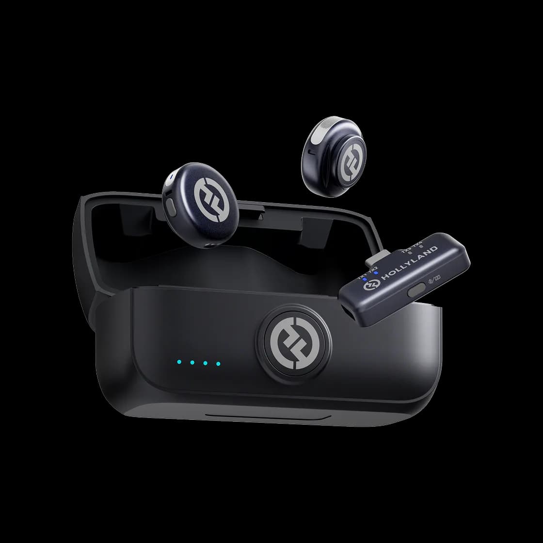 میکروفون یقهای هالی لند (2TX & 1RX) Hollyland Lark M3 Wireless Microphone