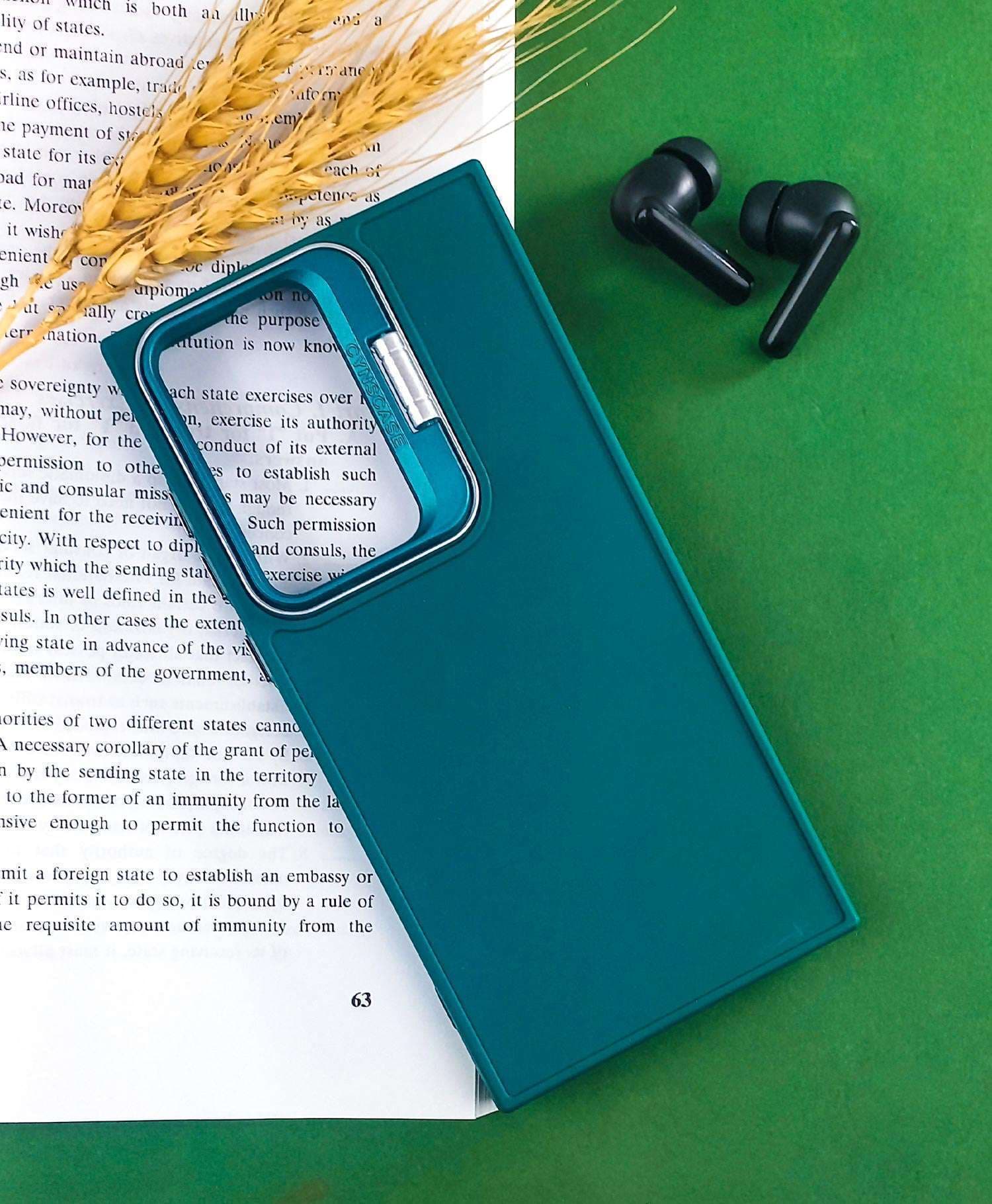 قاب سیلیکونی استند دار فلزی گوشی موبایل سامسونگ Samsung S23 Ultra — تصویر ۲