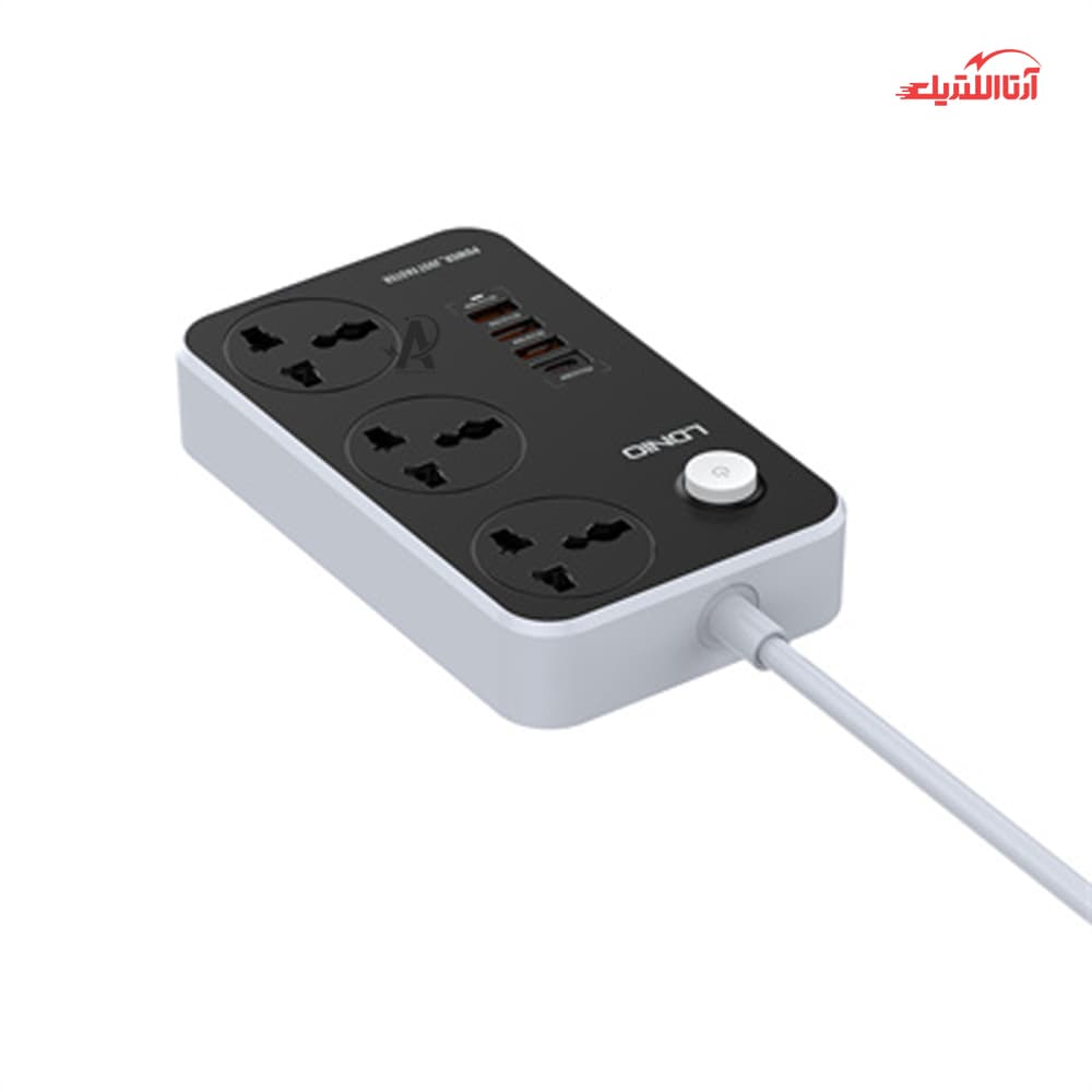 چند راهی برق سه خانه الدینیو مدل SC3412 — تصویر ۲