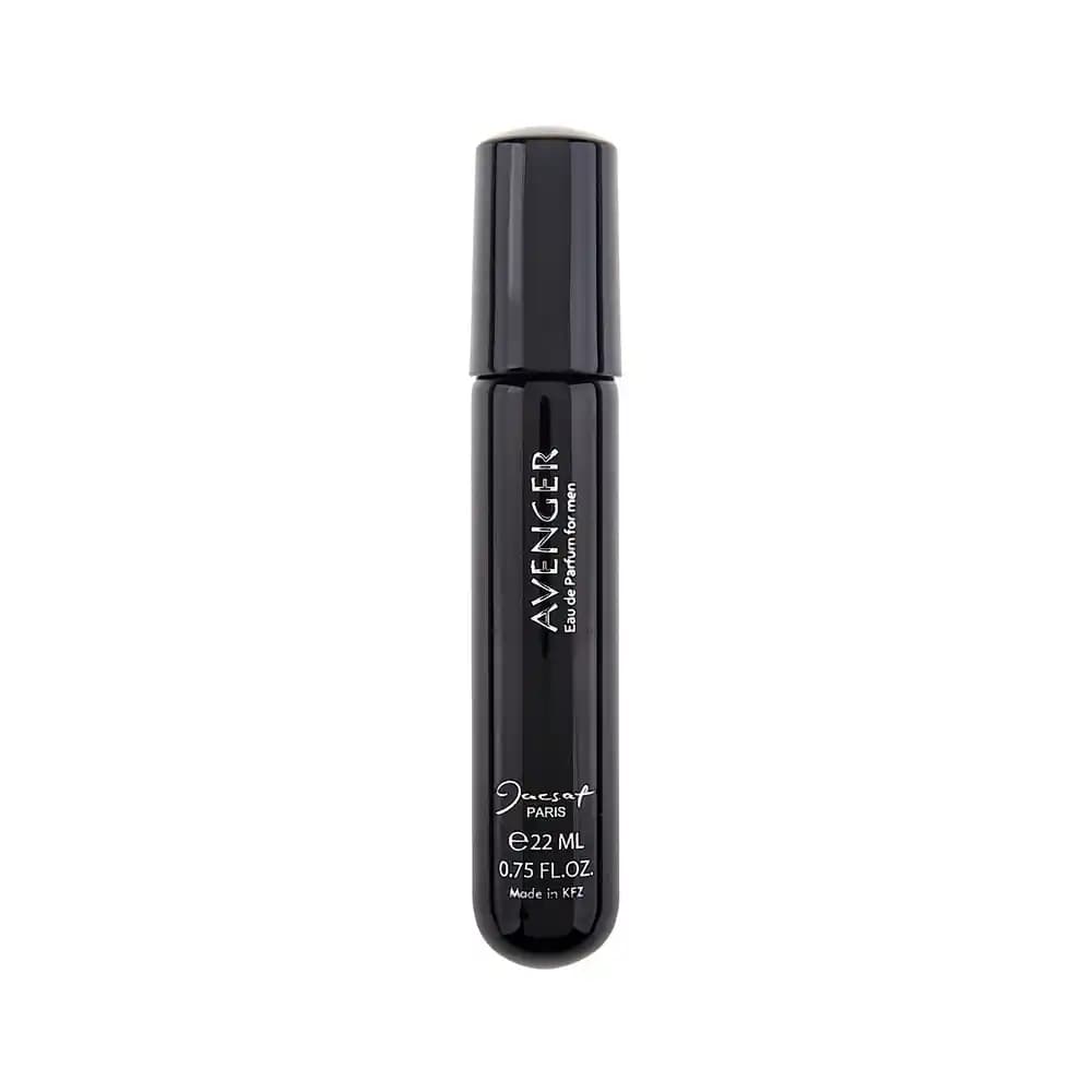 عطر جیبی مردانه ژک ساف مدل Avenger با رایحه گرم، شیرین و تند حجم 22 میلی‌لیتر