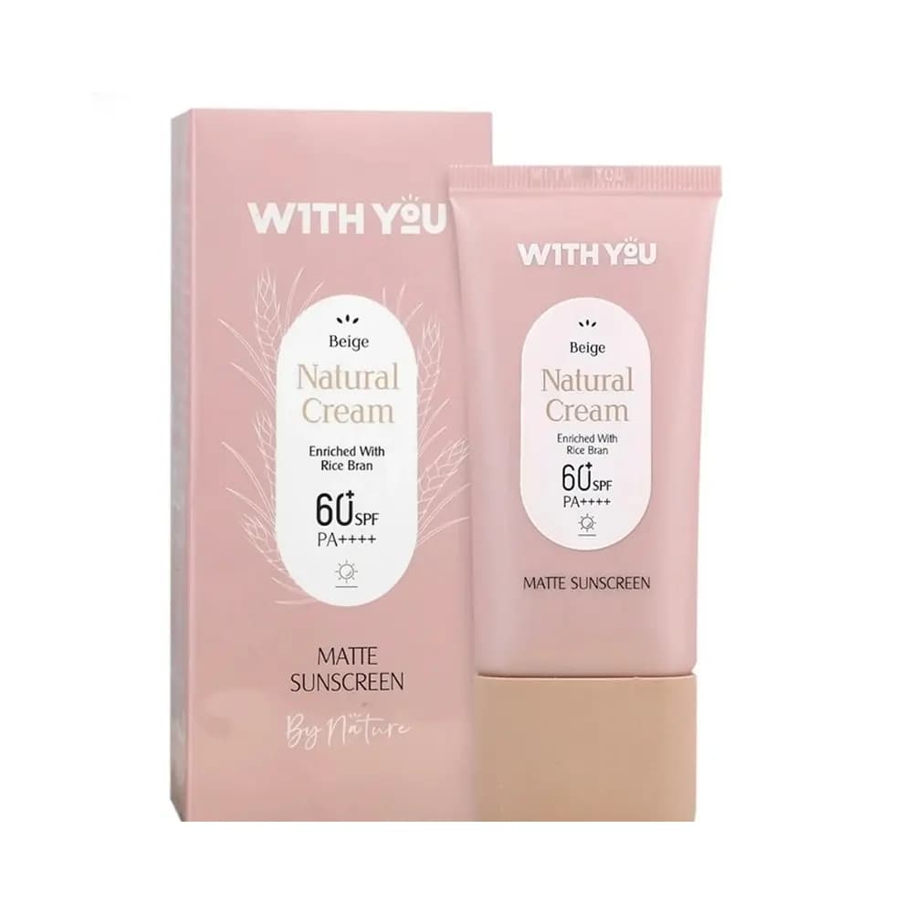 ویت یو -ضد آفتاب کرمی رنگی بژطبیعیSPF 60-حجم 50میل