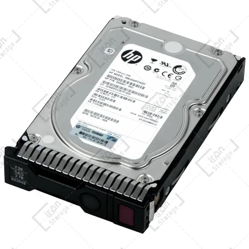 هارد سرور (652755-002) HP 2TB 6G SAS 7.2K LFF — تصویر ۲