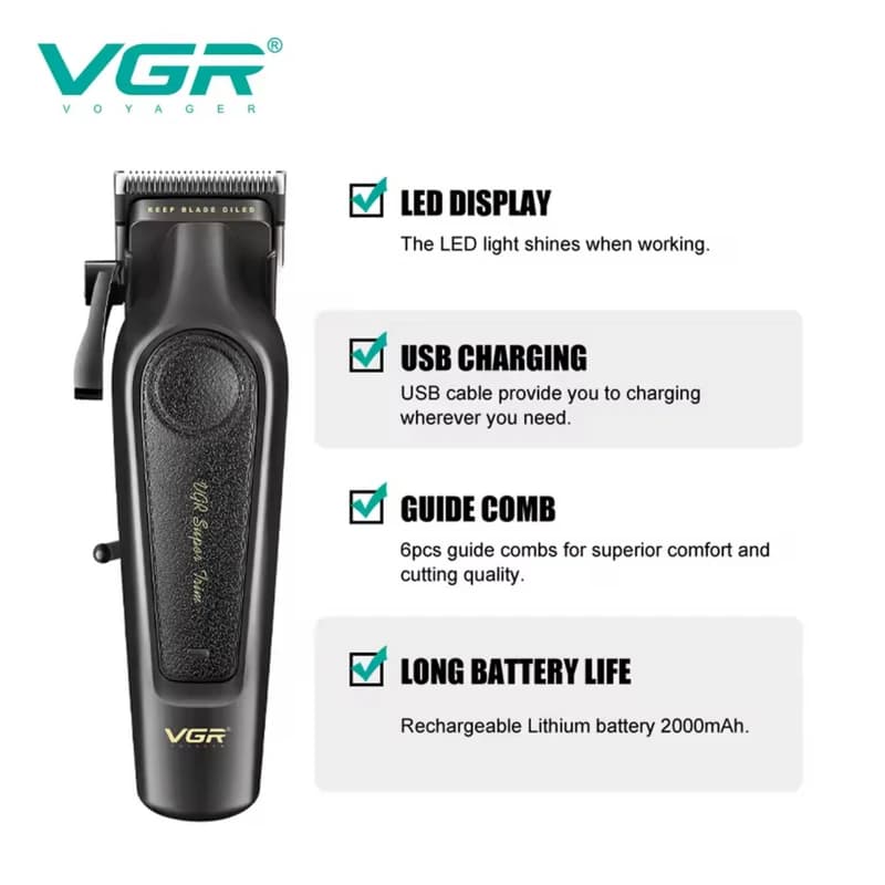 ماشین اصلاح حجم زن وی جی آر مدل VGR V-197 — تصویر ۵