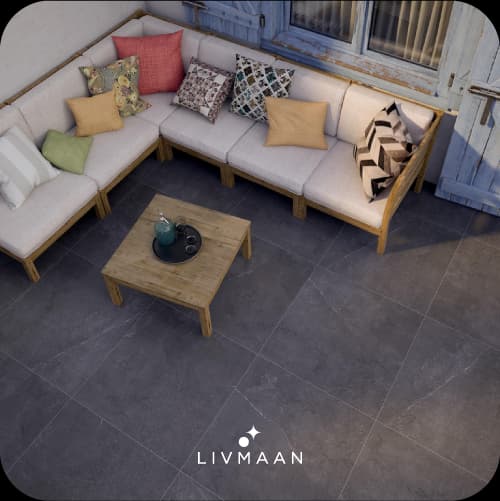 سرامیک 80*80 مات سوهو گرافیتو پراندا — تصویر ۳