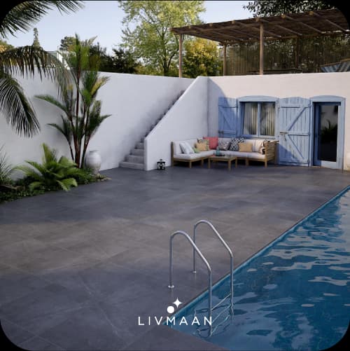 سرامیک 80*80 مات سوهو گرافیتو پراندا — تصویر ۲