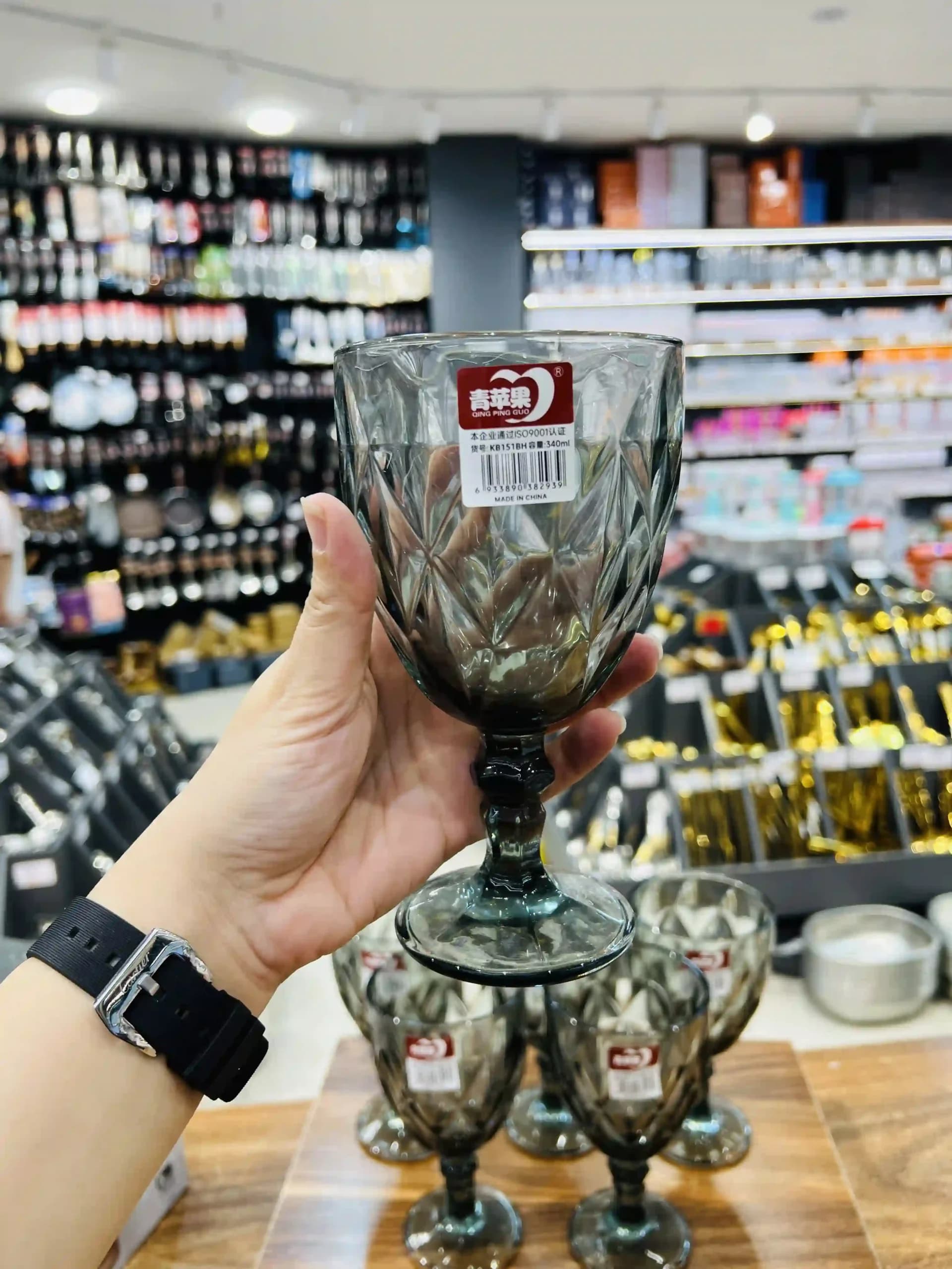 گیلاس خوری بلور دلی (Deli) مدل KB151BN-BH (۳۴۰ میلیلیتر) — تصویر ۳