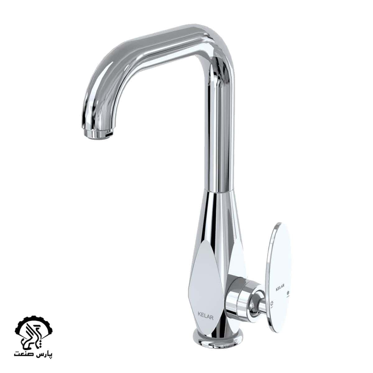 شیر روشویی علم دار برلیان brown کلار