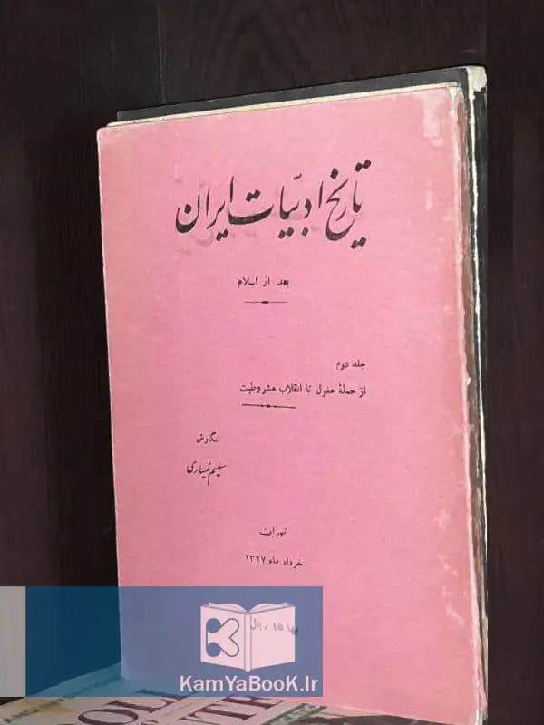 تاریخ ادبیات ایران بعد از اسلام اثر سلیم‌ نیساری