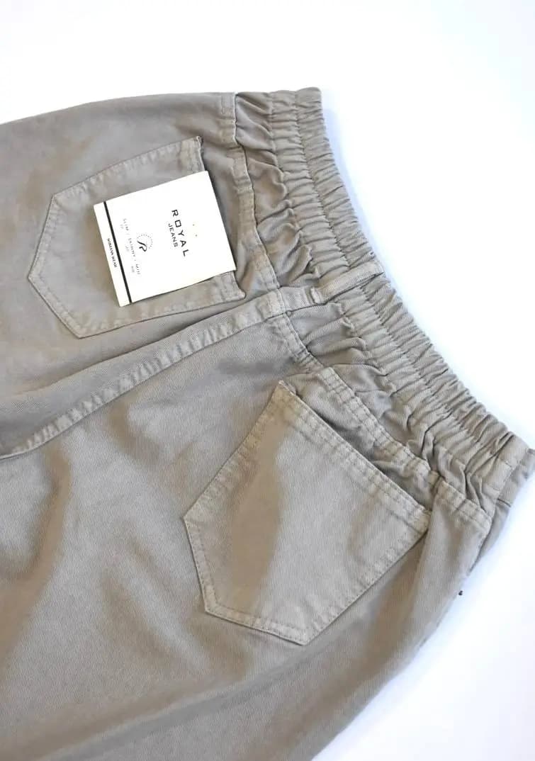 شلوار زنانه کتان Royal Jeans | کمر کشی و دکمه‌دار — تصویر ۳