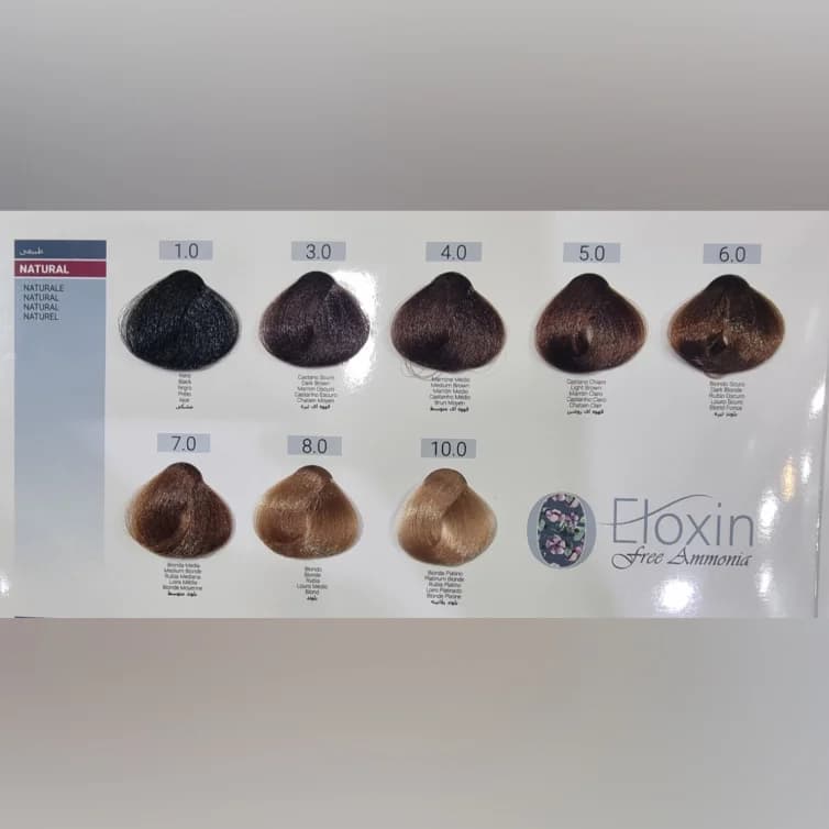 رنگ موی Eloxin سری نچرال بدون آمونیاک