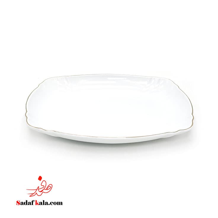 دیس مستطیل کوچک سان رایز خط طلا لمون(8)/652 — تصویر ۳