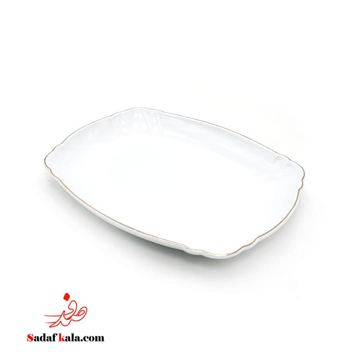 دیس مستطیل کوچک سان رایز خط طلا لمون(8)/652 — تصویر ۴