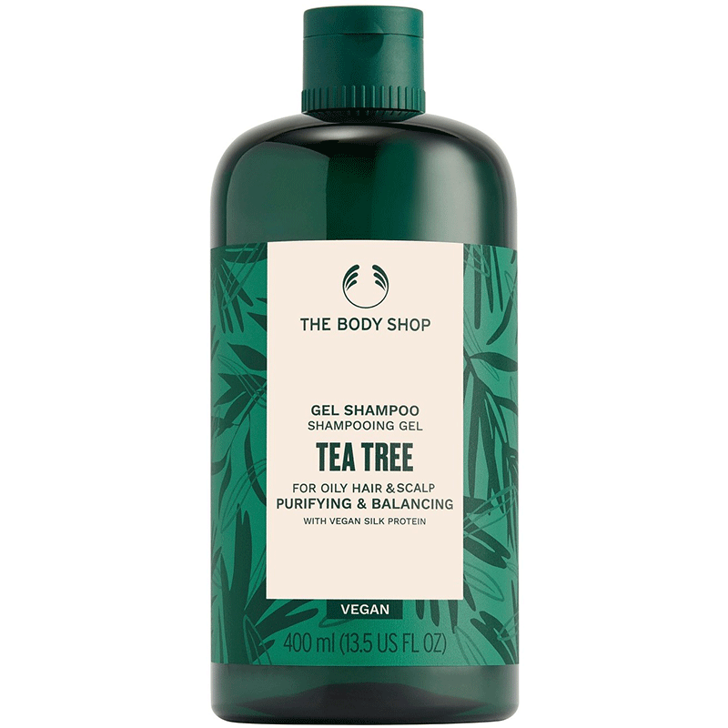 شامپو متعادل کننده موهای چرب درخت چای بادی شاپ Body Shop Tea Tree