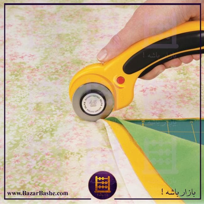 کاتر غلطکی گرد الفا OLFA ژاپن مدل RTY2DX تیغ 45 میلیمتر گرد — تصویر ۴