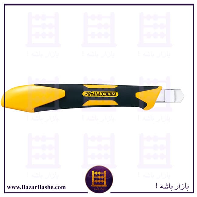 کاتر کوچک الفا OLFA ژاپن XA-1 دسته نرم قفل اتوماتیک X-design — تصویر ۲