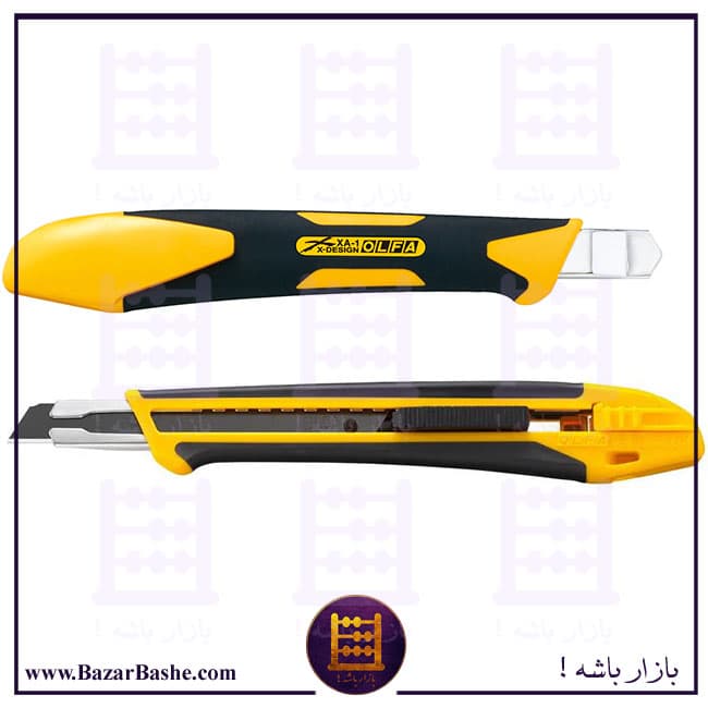 کاتر کوچک الفا OLFA ژاپن XA-1 دسته نرم قفل اتوماتیک X-design