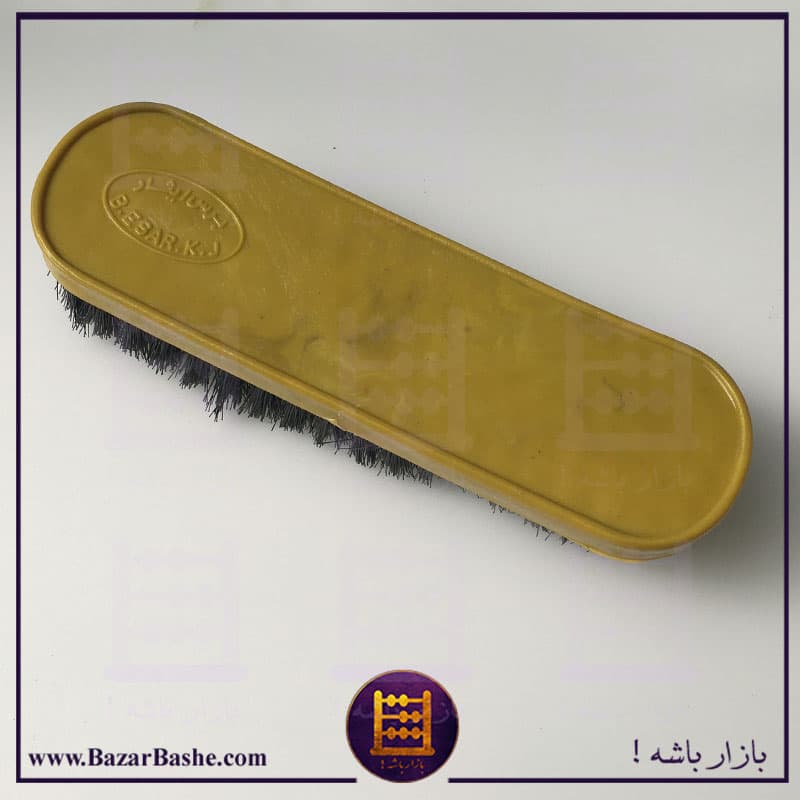 برس و فرچه کفش الیاف مصنوعی دسته پلاستیکی — تصویر ۳