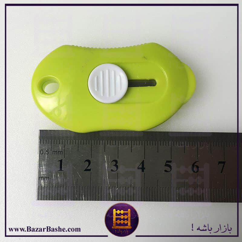 کاتر جیبی مینی مدل فنر دار ایمنی کد Safety611 — تصویر ۳