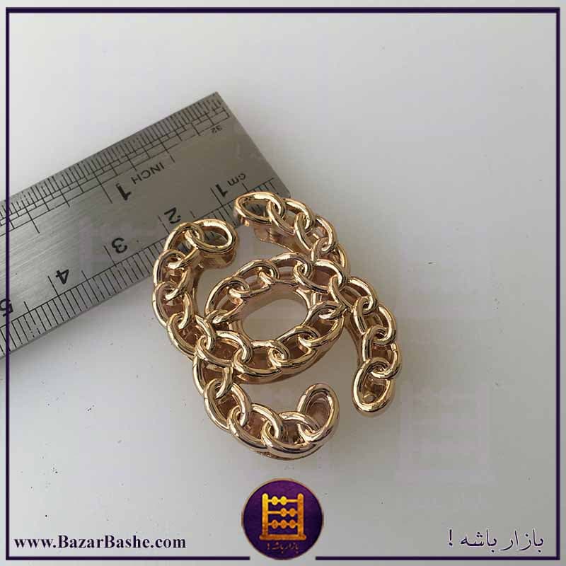 قفل پیچی کیف طرح شنل Chanel زنجیری — تصویر ۲