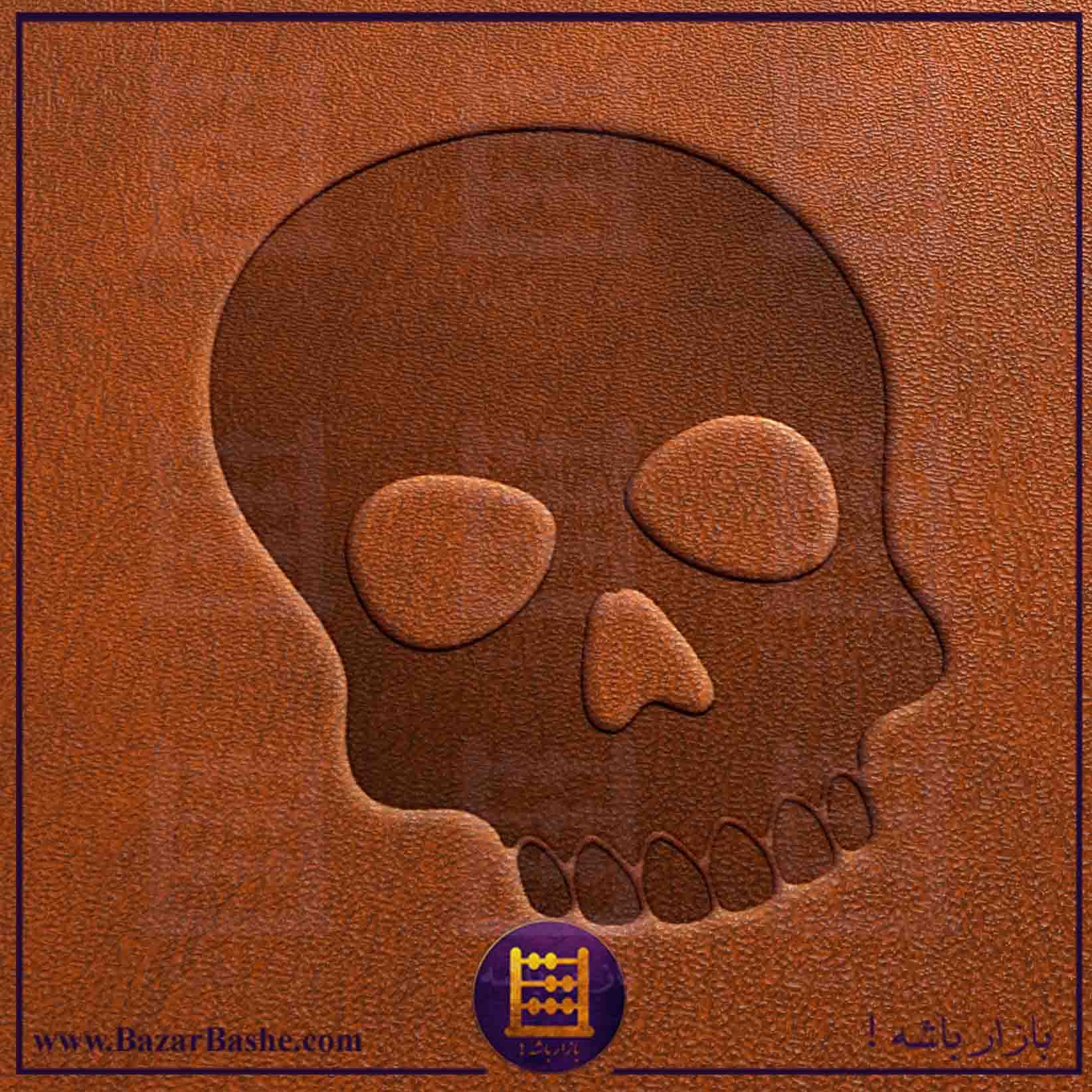 کلیشه برنجی جمجمه کد Skull — تصویر ۲