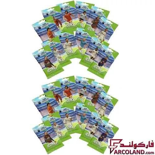 کیمدی کارت فوتبال آیکونز مدل Icones 2026 بسته 24 عددی