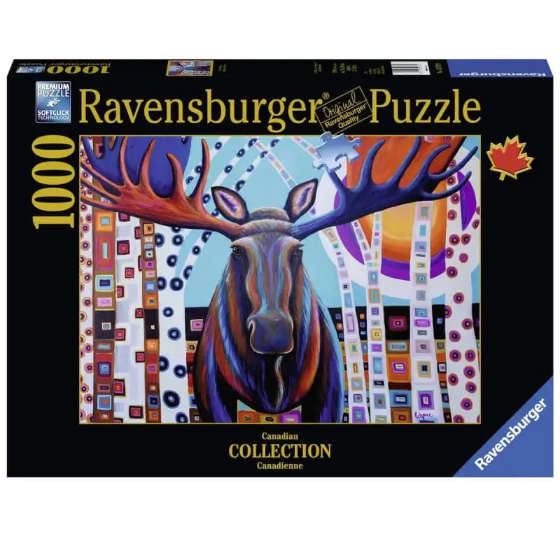 پازل 1000 تكه رونزبرگر طرح Winter moose كد 13979