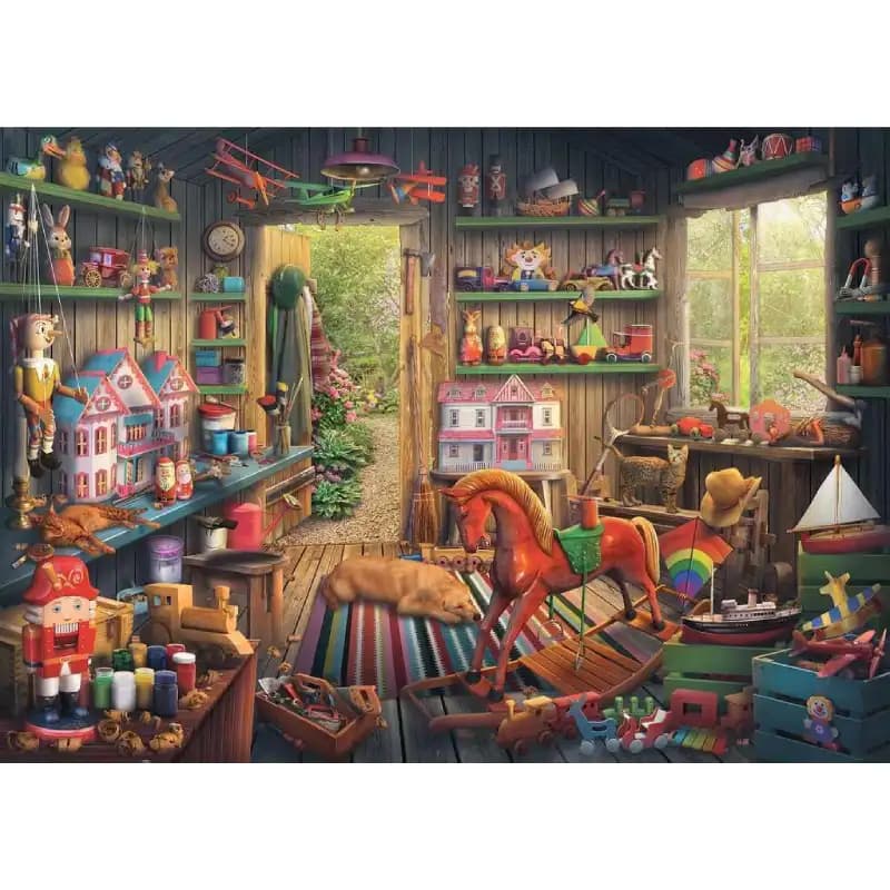پازل 1000 تكه رونزبرگر طرح Nostalgic Toys كد17084 — تصویر ۲