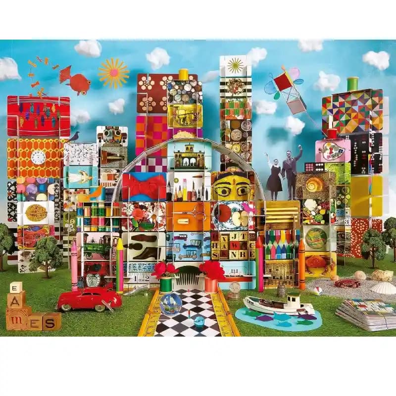 پازل 1500 تكه رونزبرگر طرح Eames house of cards كد 16951 — تصویر ۲
