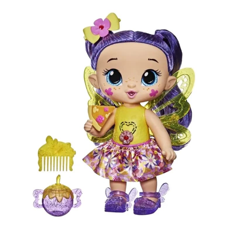 عروسک تعاملی Baby Alive GloPixies مدل Siena Sparkle با قابلیت درخشش و تغذیه