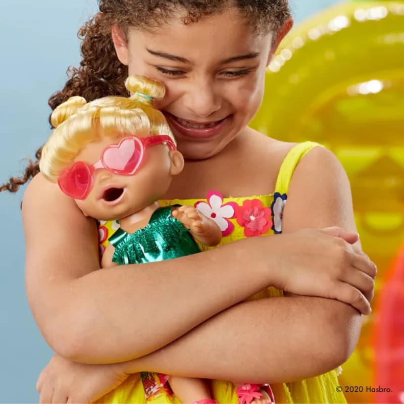 عروسک Baby Alive مدل Waterplay با موهای بلوند — تصویر ۷