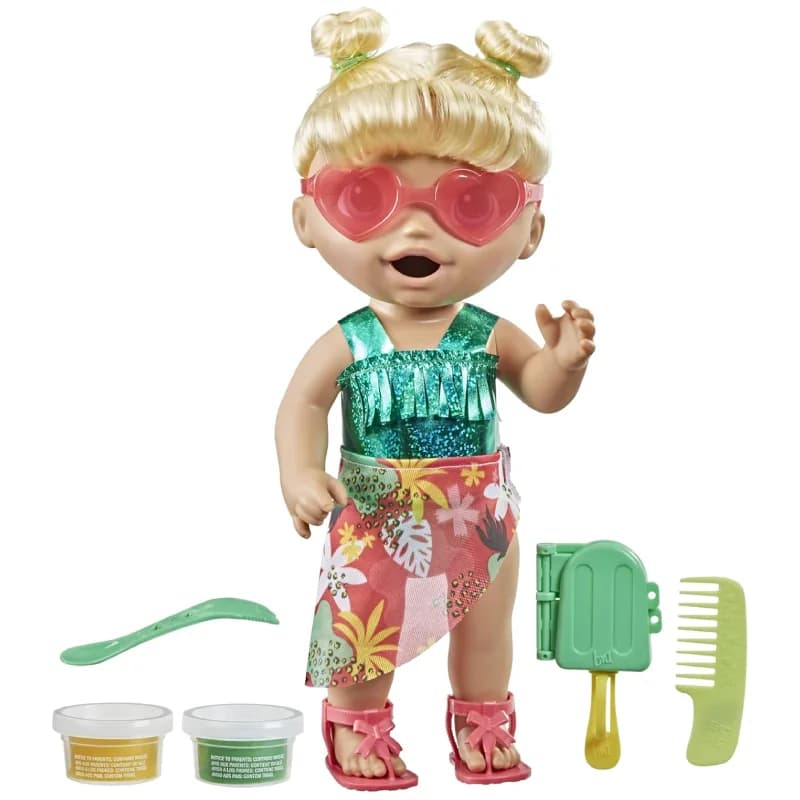 عروسک Baby Alive مدل Waterplay با موهای بلوند
