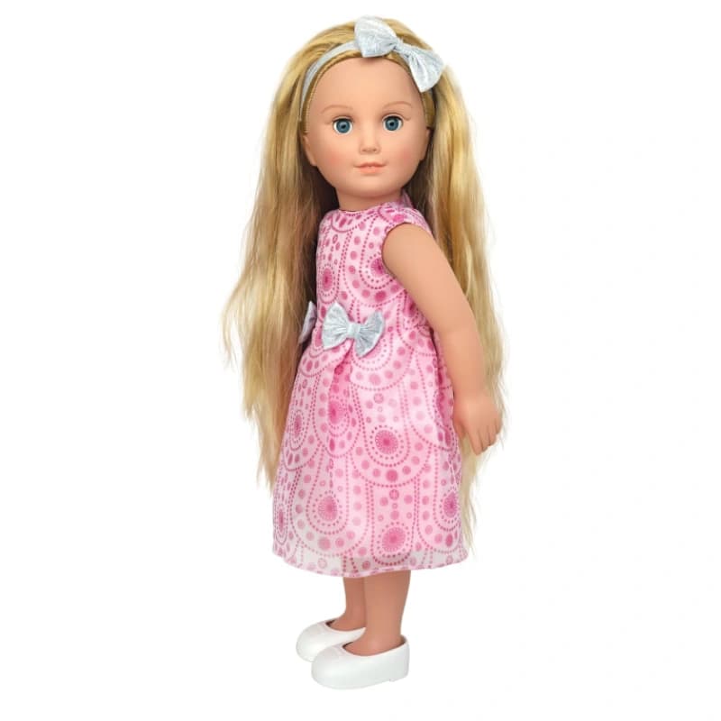 عروسک Hayati Girl مدل Sandy با موهای بلند و پیراهن تعطیلات کد TP101489 — تصویر ۲
