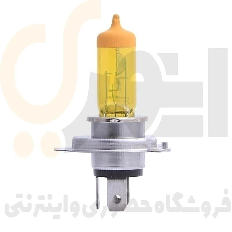 لامپ سه خار 12V/100/90W H4 زرد سام اسپرت