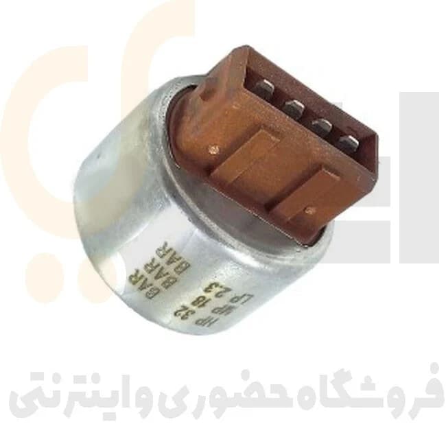 فشنگی کلید سه کار کمپرسور کولر 206 TU3-TU5 پژو – ISACO – ایساکو آبی-گارانتی پلاس — تصویر ۲