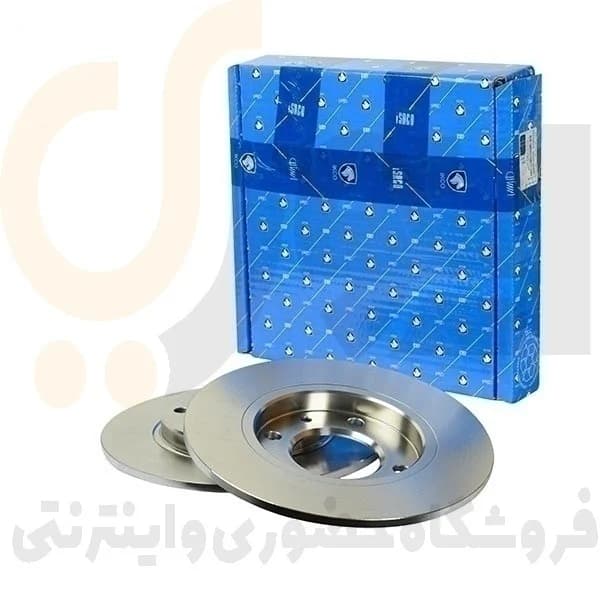 دیسک ترمز چرخ جلو 206 TU5 پژو – ISACO – ایساکو آبی-گارانتی پلاس