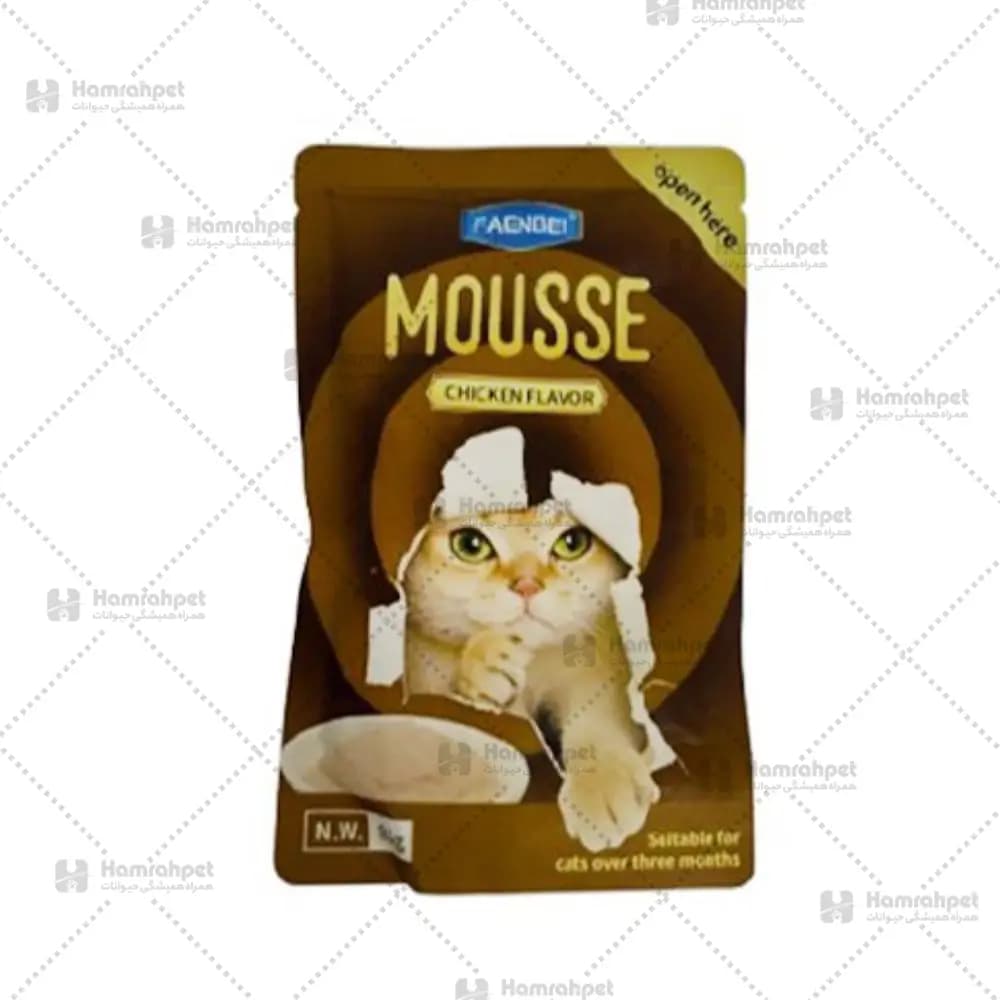 موس گربه فنبی Faenbei طعم مرغ وزن 85 گرم