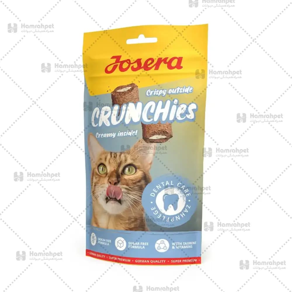 تشویقی گربه جوسرا کرانچی مغزدار مدل دنتال