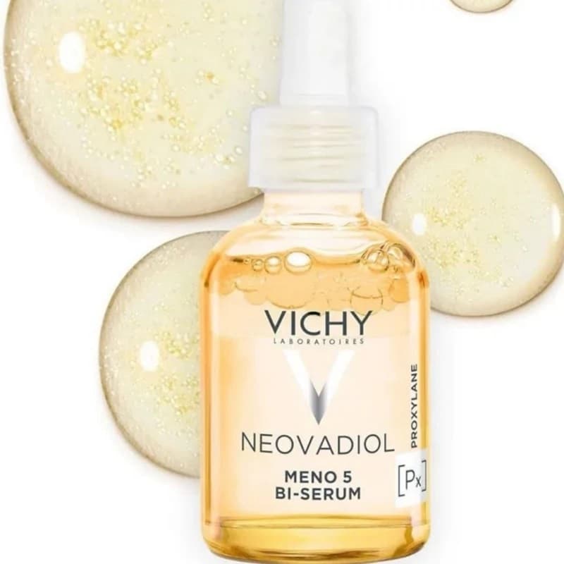 سرم ضد چروک و جوانساز ویشی Vichy Neovadiol Meno 5 Bi-Serum مناسب برای پوست‌های حساس و نازک شده دوران یائسگی حجم 30 میلی لیتر — تصویر ۳