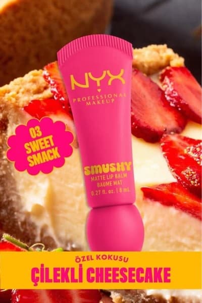 بالم لب مات اسمَشی نیکس NYX Smushy Matte Lip Balm — تصویر ۴
