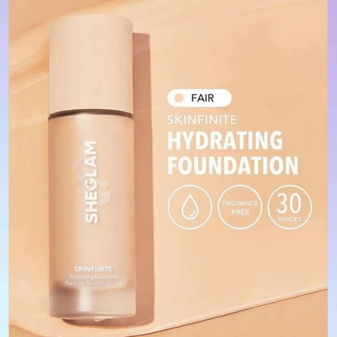 کرم پودر آبرسان شیگلم Skinfinite Hydrating Foundationمناسب انواع پوست حجم 30 میلی لیتر — تصویر ۴