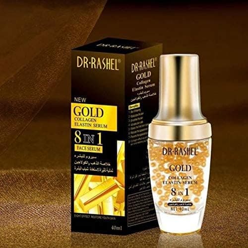 سرم صورت ۸ کاره طلا دکتر راشل DR RASHEL SERUM GOLD 8 IN 1 حجم 40 میلی لیتر — تصویر ۳