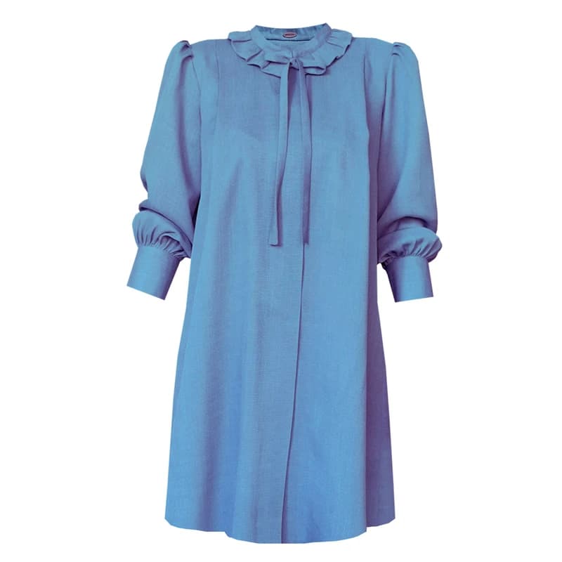 مانتو زنانه سارا خلیلاوی مدل 1443 سایز 46 تا 48 کد m20730 — تصویر ۲
