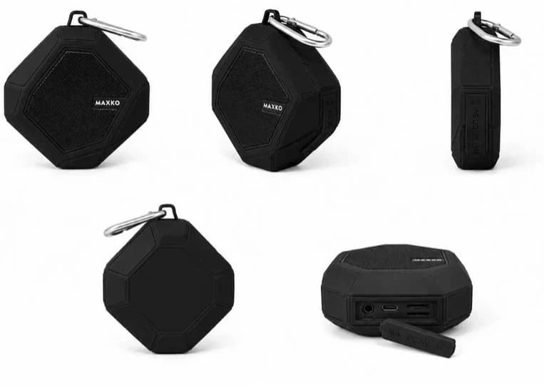 اسپیکر بلوتوثی ضدآب MAXKO مدل MX-S32 — تصویر ۳