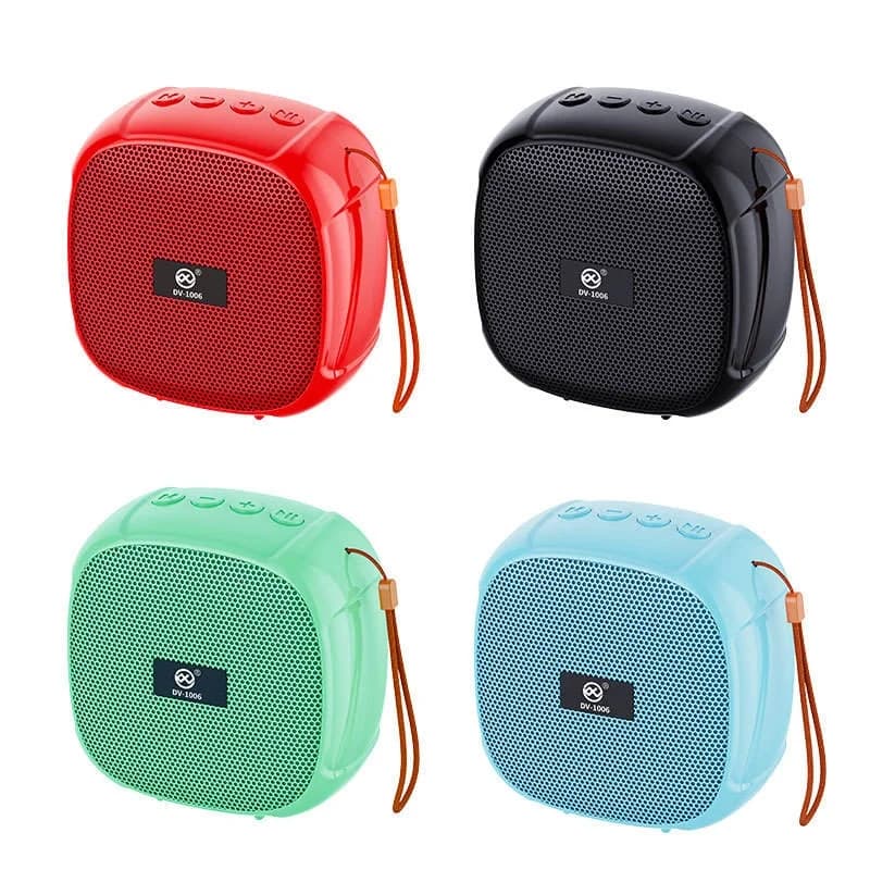 اسپیکر بلوتوثی قابل حمل مدل DV-1006 ابی — تصویر ۲