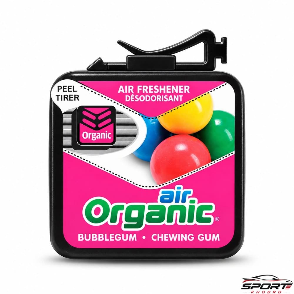 خوشبو کننده خودرو ارگانیک مدل دریچه کولری آدامس بادکنکی – Bubble Gum