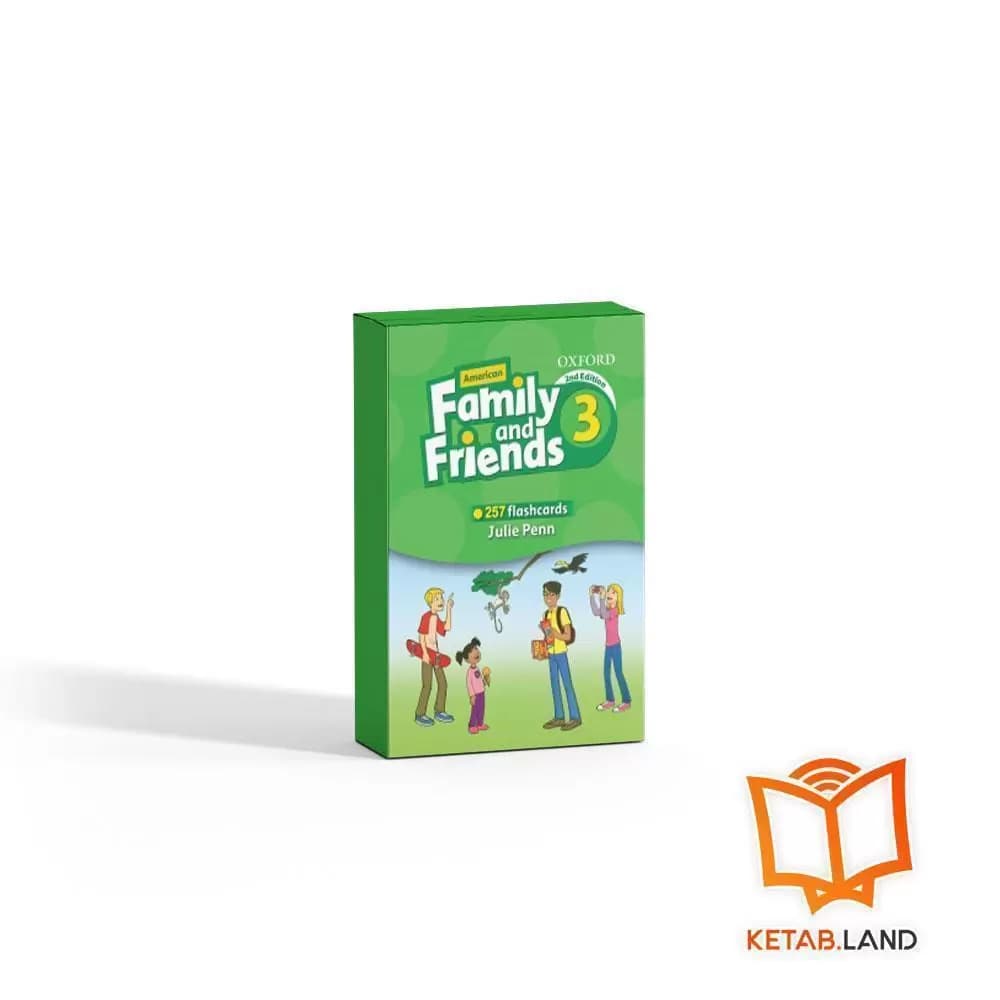 فلش کارت American Family and Friends 3 2nd