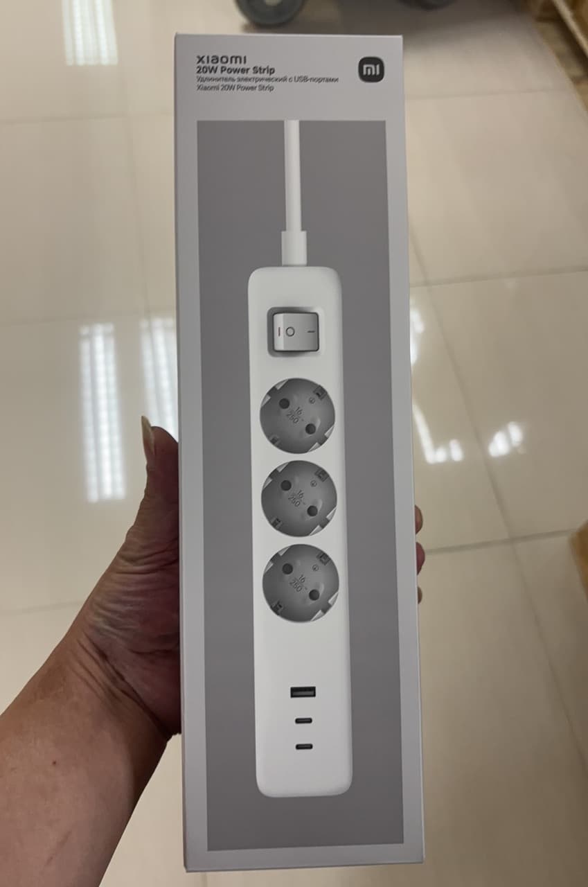 چندراهی برق شیائومی Xiaomi 20W Power Strip مدل XMCXB01EU — تصویر ۳